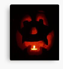 Jack-o-lantern Canvas Print