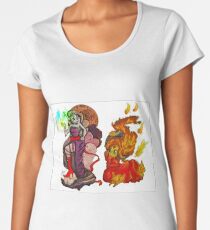 Camiseta premium de cuello ancho Art Nouveau Time 4