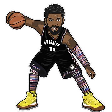 Kyrie Irving Brooklyn Cartoon Style  Mask for Sale by rayd3rd