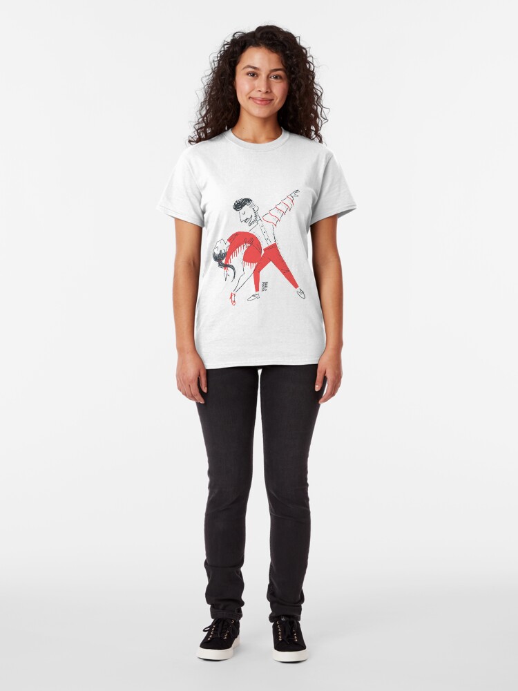 Vista alternativa de Camiseta clásica Bailarines de salsa