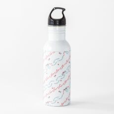Holiday Gnome Pattern Water Bottle