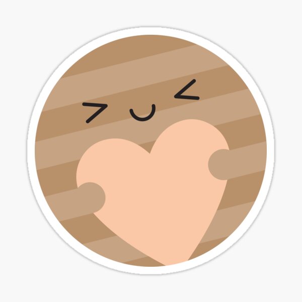 Kawaii Planet Pluto Sticker