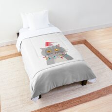 Christmas cat - fairy lights - pet Comforter