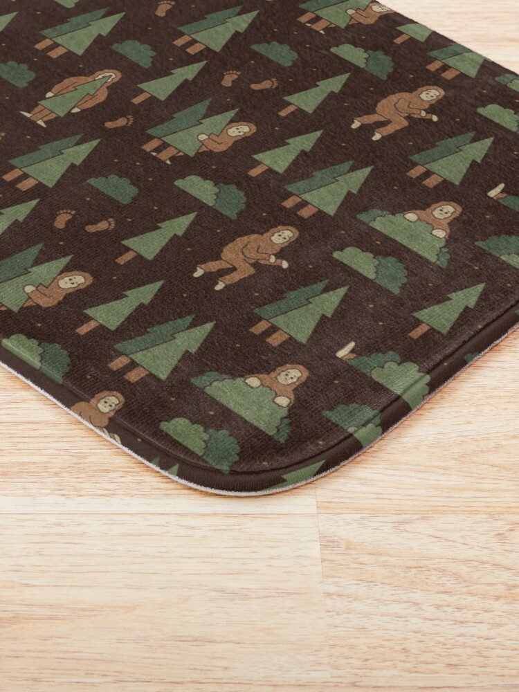 Alternate view of Bigfoot Forest Bath Mat