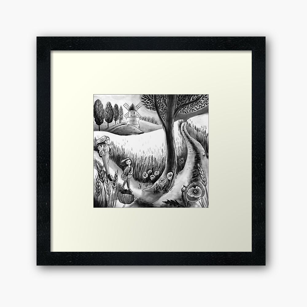 Inktober 2019 day 31 ripe Framed Art Print