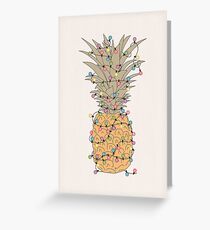 Tropische Lichter Grußkarte