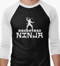 Backstage Ninja Men's Baseball ¾ T-Shirt