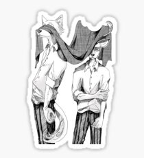 Beastars louis and legosi Sticker