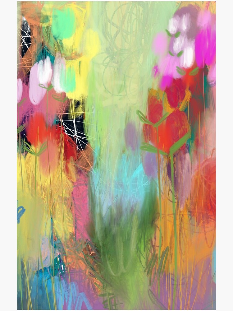 Red Flower Candy Meadow by Hyssopartz