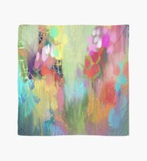 Red Flower Candy Meadow Scarf