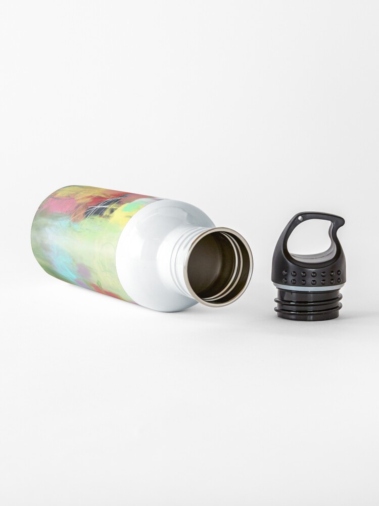 Alternate view of Red Flower Candy Meadow Water Bottle