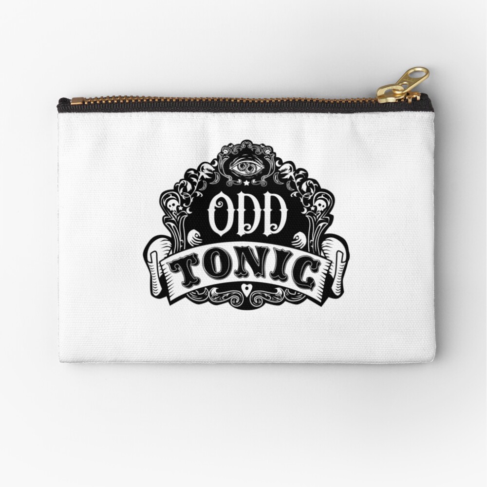 Odd Tonic Official Logo NON-BLACK Merch Zipper Pouch