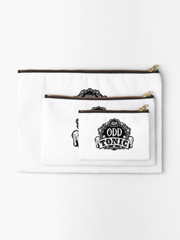 Alternate view of Odd Tonic Official Logo NON-BLACK Merch Zipper Pouch