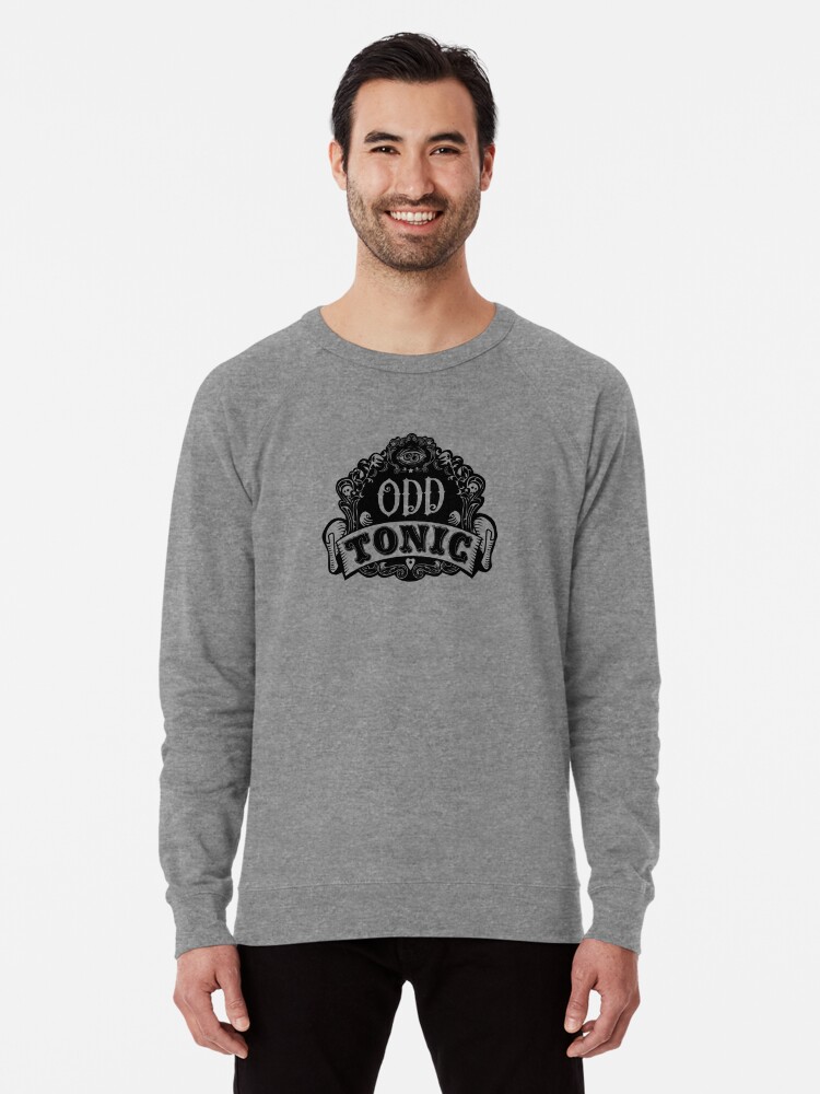 Odd Tonic Official Logo Non Black Merch Lightweight Sweatshirt By