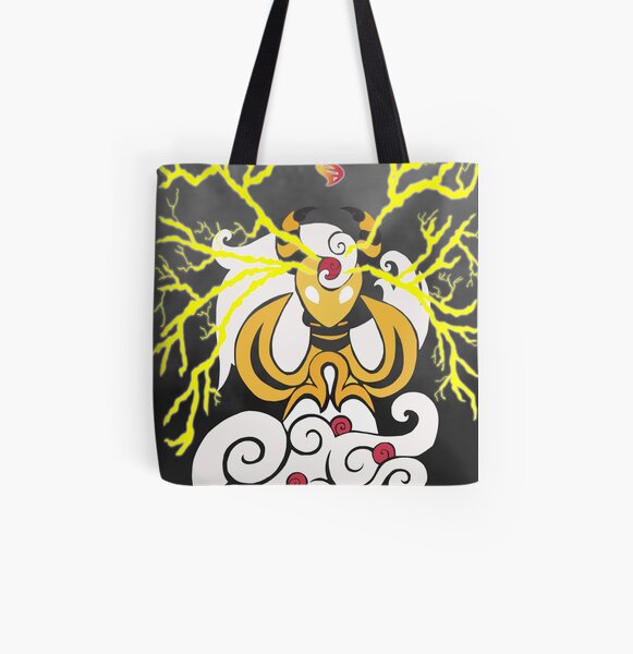 Tribalish Mega Ampharos - Eye of the Storm All Over Print Tote Bag