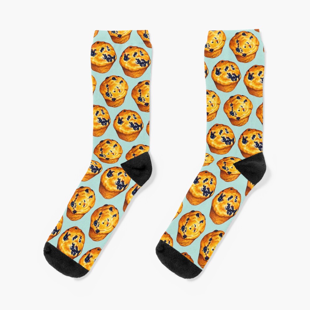 Blueberry Muffin Pattern Socks