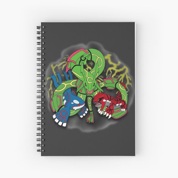 Rayquaza, Kyogre, & Groudon - Hoenn Remake Ahoy! Spiral Notebook