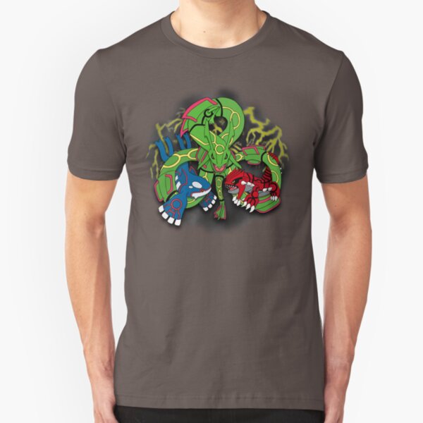 Rayquaza, Kyogre, & Groudon - Hoenn Remake Ahoy! Slim Fit T-Shirt