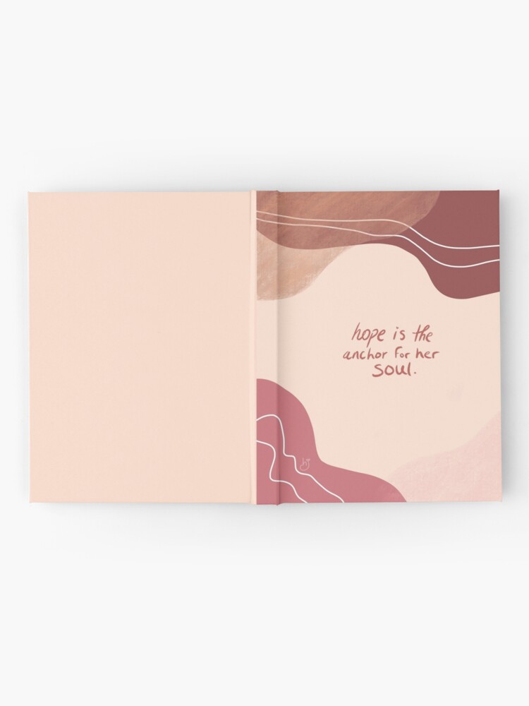 Alternate view of Hope Is The Anchor For Her Soul Hardcover Journal