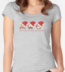 What happens at Christmas, stays at Christmas! Fitted Scoop T-Shirt