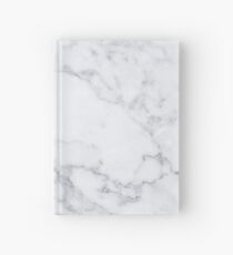 Weisser Marmor Notizbuch