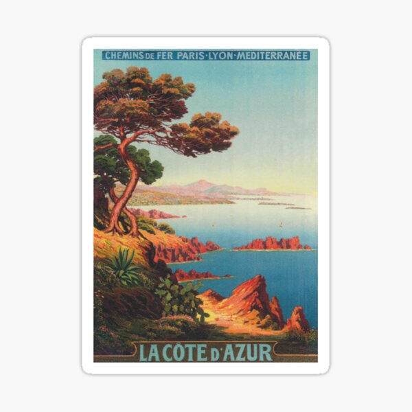 Cote D Azur Stickers | Redbubble