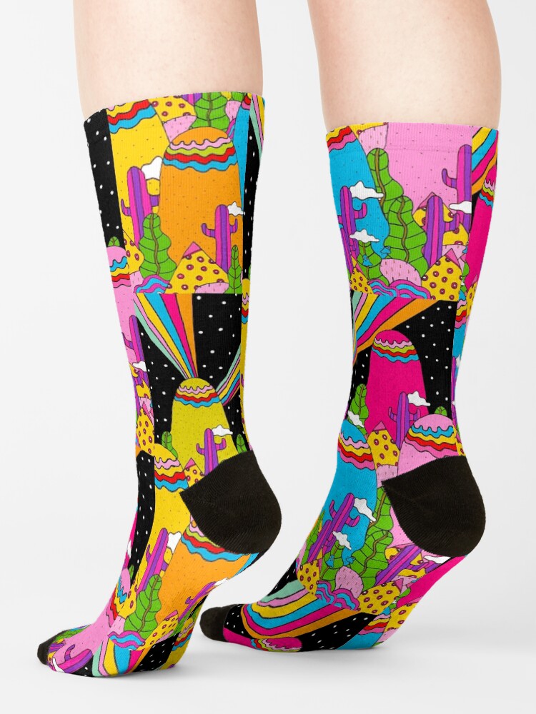 Alternate view of Night Sky Rainbow Socks