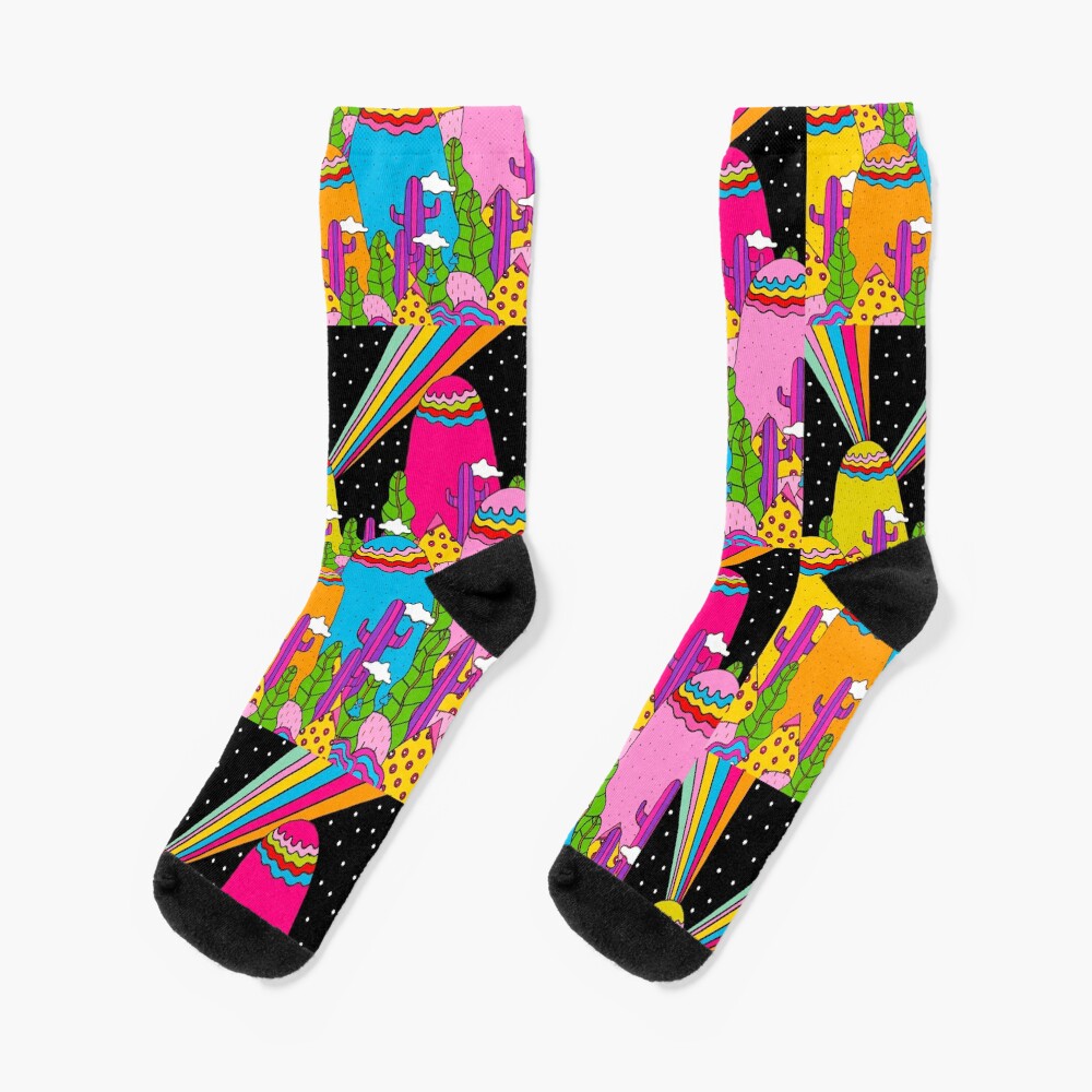 Night Sky Rainbow Socks
