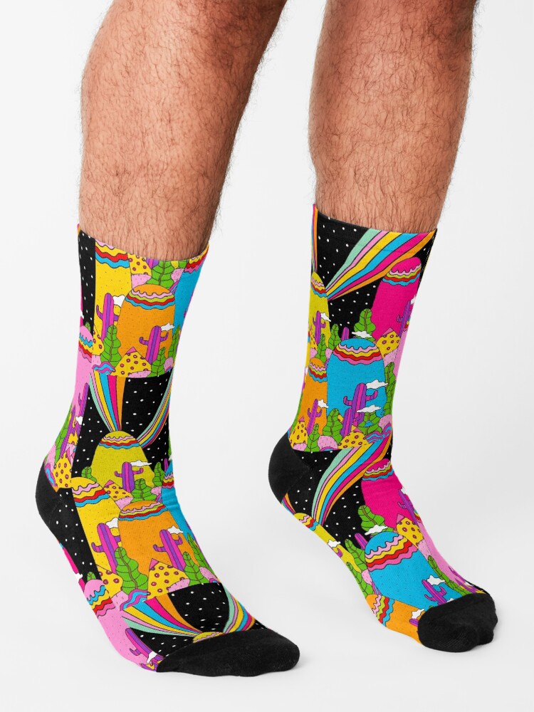 Alternate view of Night Sky Rainbow Socks