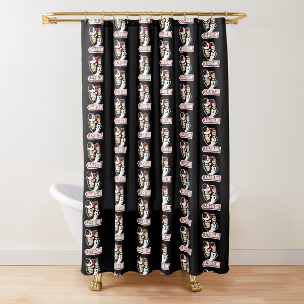 Lazarbeam Shower Curtains Redbubble - roblox denis daily shower curtain extra long bath decorations