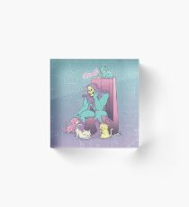 Skelemeow! Acrylic Block