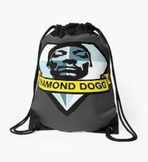 Diamond Dogg Drawstring Bag