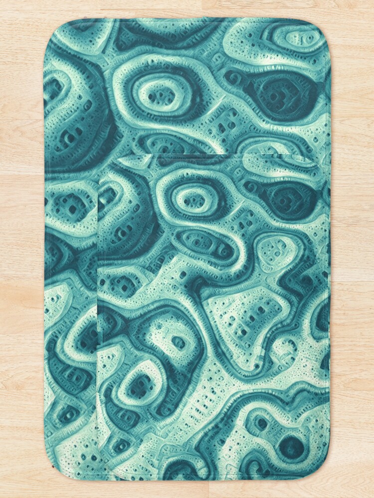 Alternate view of #DeepDream abstraction Bath Mat