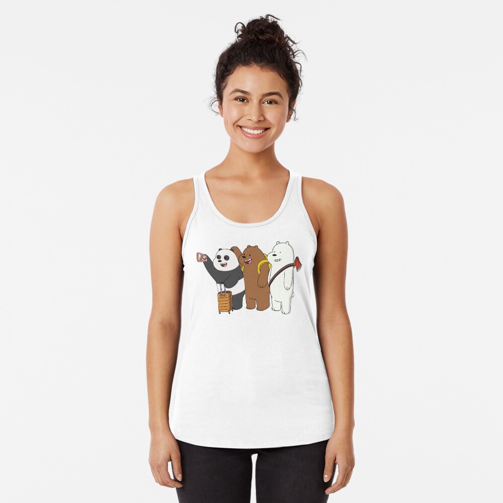 We Bare Bears Racerback Tank Top