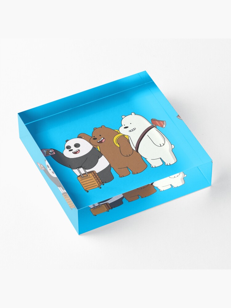 Alternate view of We Bare Bears Acrylic Block