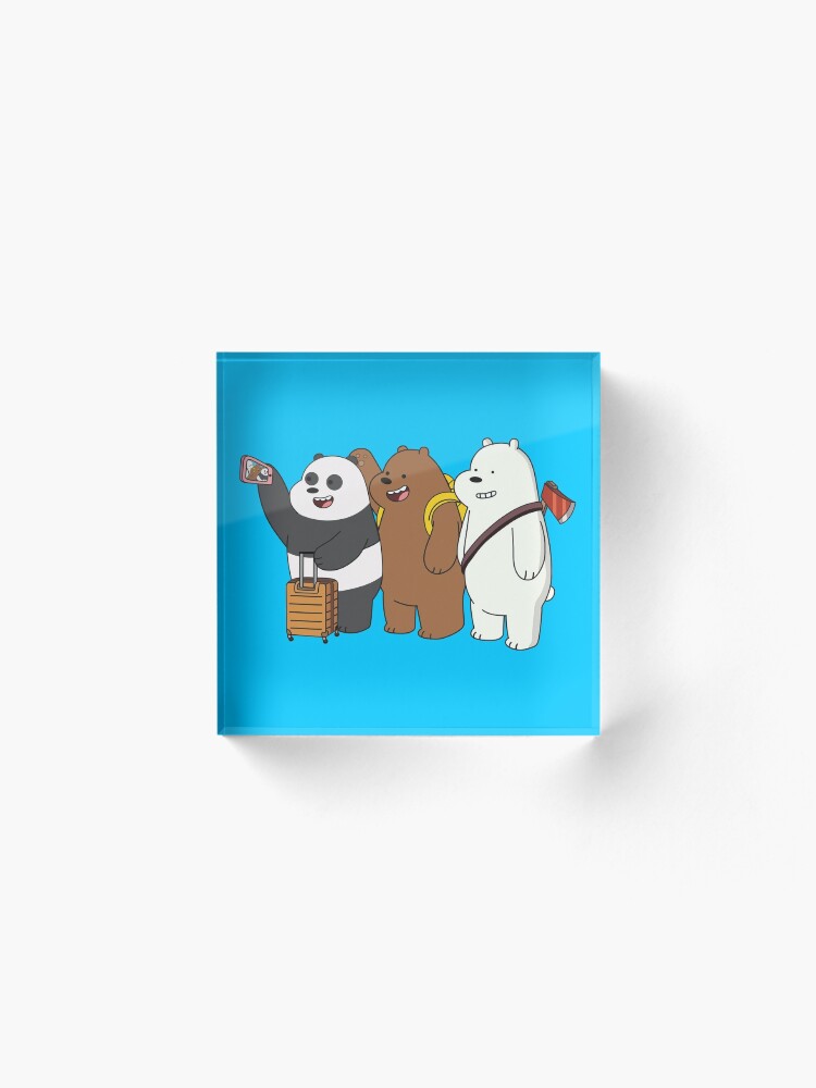 Alternate view of We Bare Bears Acrylic Block