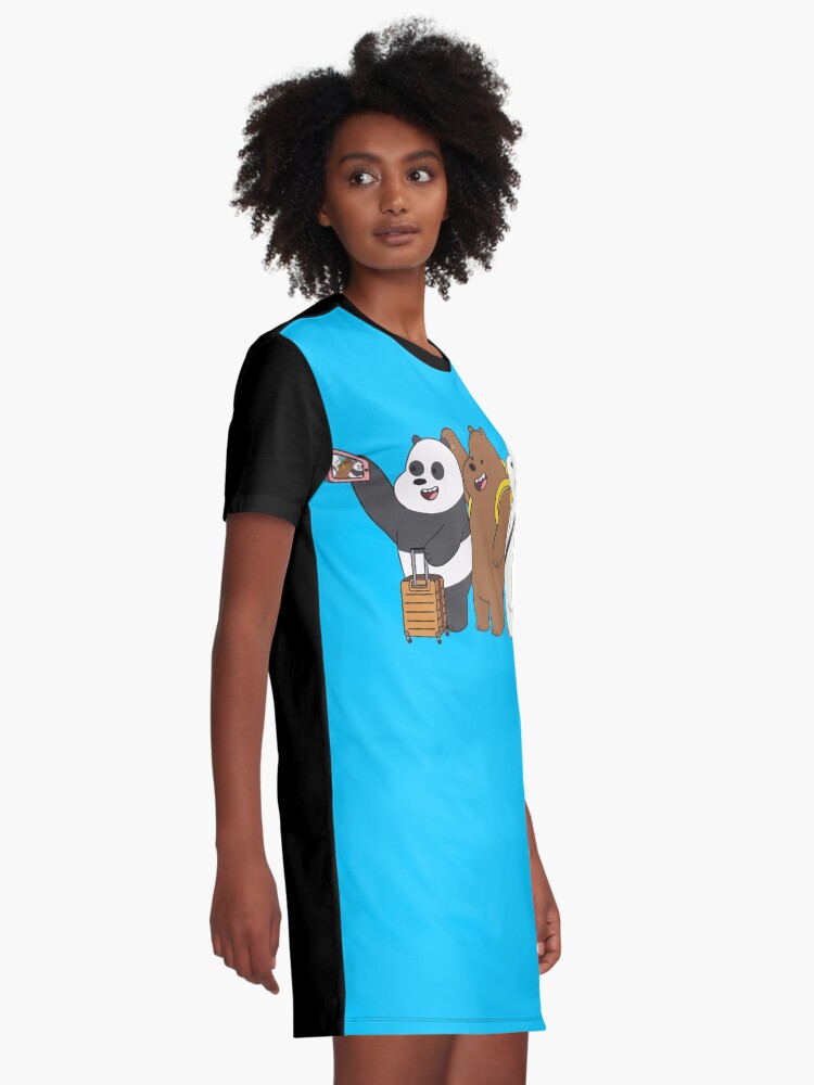 Alternate view of We Bare Bears Graphic T-Shirt Dress