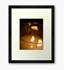 Twin Flames Framed Print