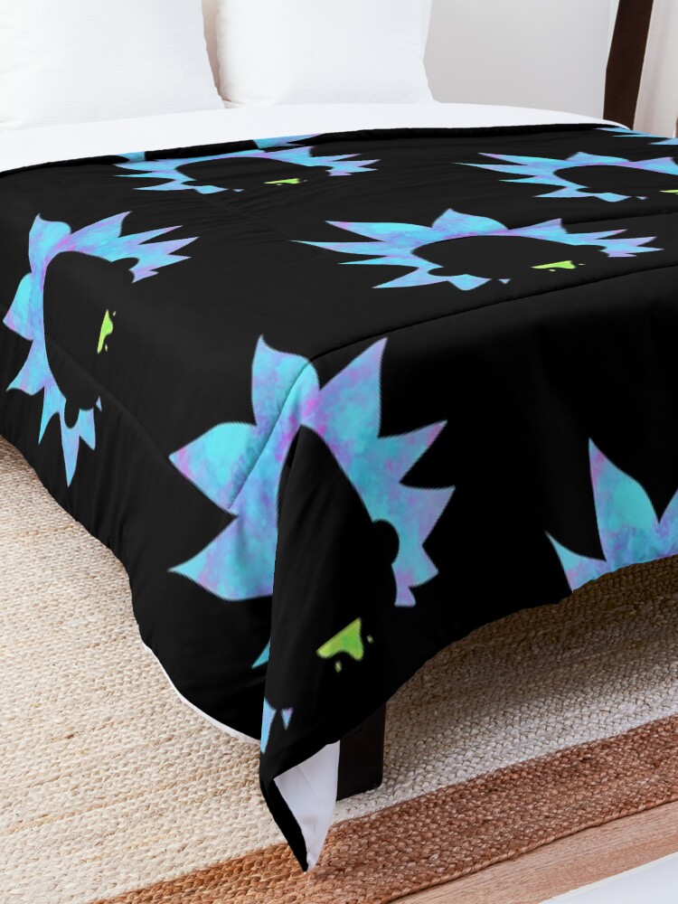 Alternate view of Rick Sanchez silhouette Comforter
