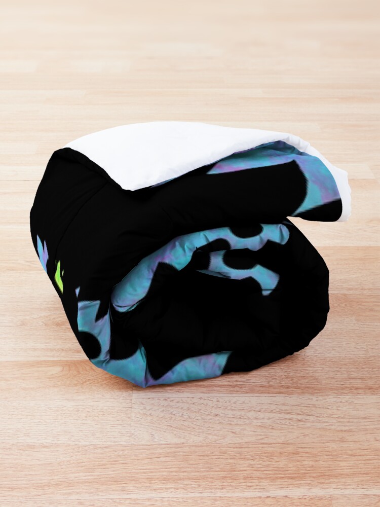 Alternate view of Rick Sanchez silhouette Comforter