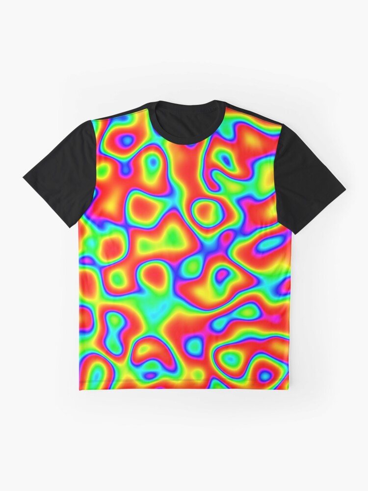 Alternate view of Rainbow Chaos Abstraction II Graphic T-Shirt