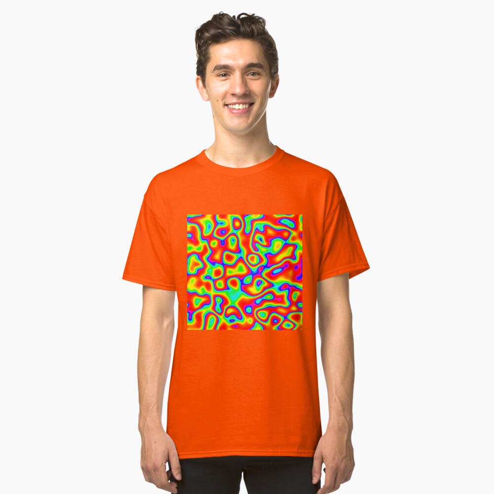 Rainbow Chaos Abstraction II Classic T-Shirt
