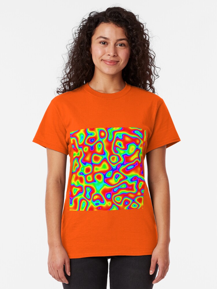 Alternate view of Rainbow Chaos Abstraction II Classic T-Shirt