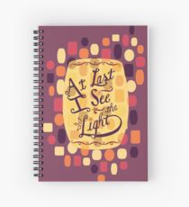 Tangled - At Last I See the Light Spiral Notebook