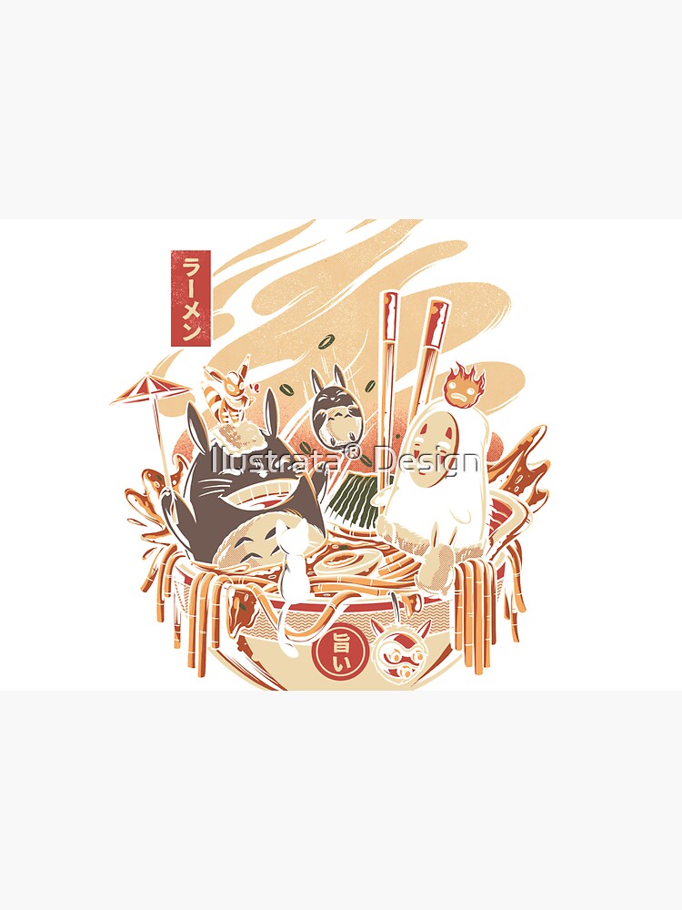 Ramen pool party by ilustrata