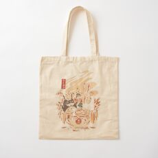Ramen pool party Cotton Tote Bag