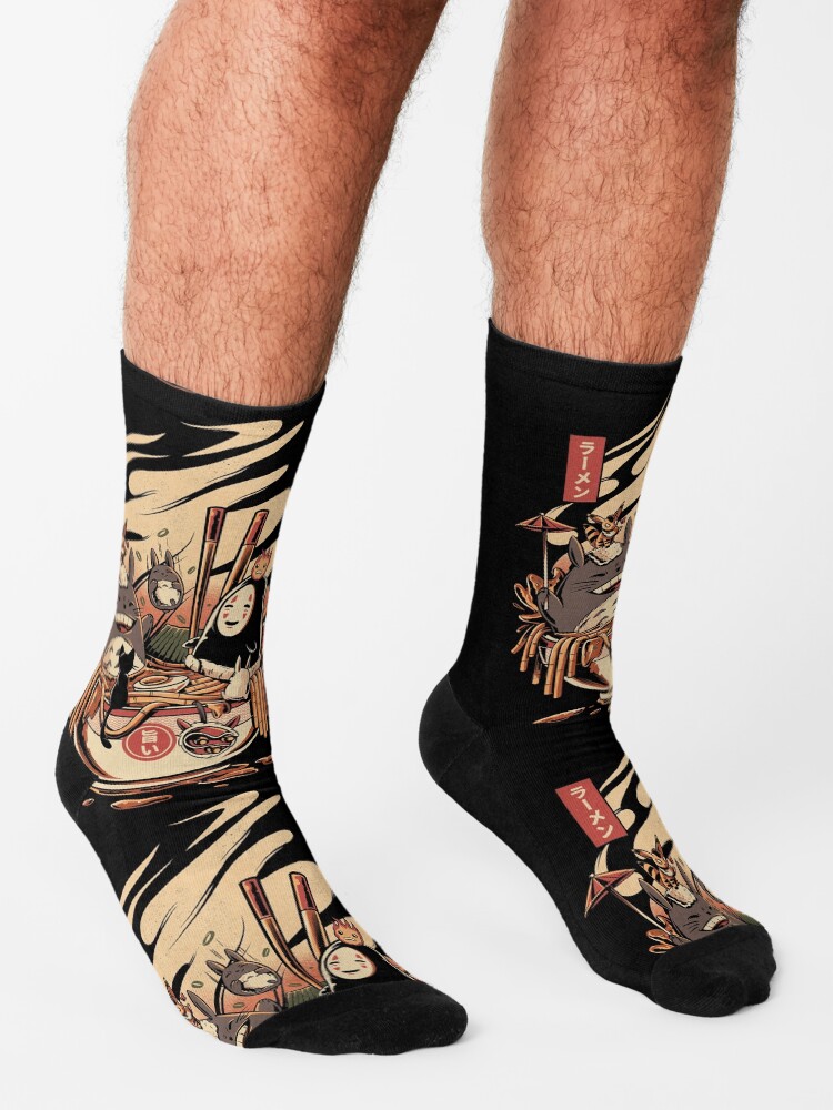 Alternate view of Ramen pool party Socks