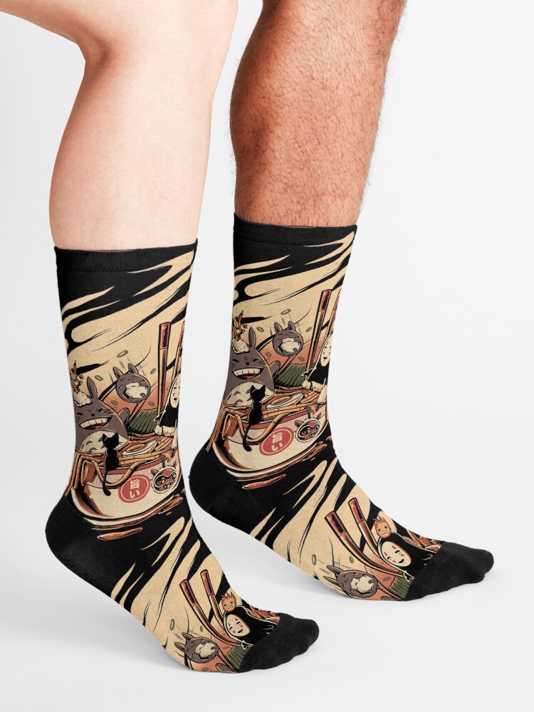 Alternate view of Ramen pool party Socks