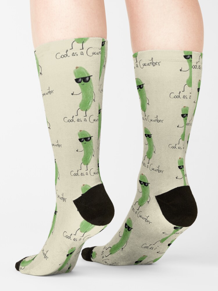 Alternate view of Cool as a cucumber Socks