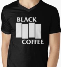 Black Flag Coffee Men's V-Neck T-Shirt
